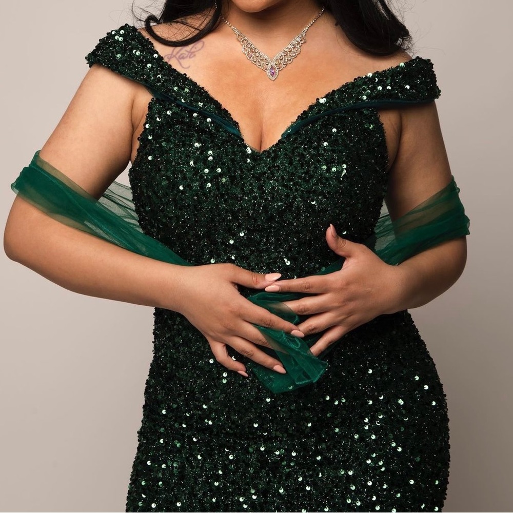 Emerald Sequence Gown